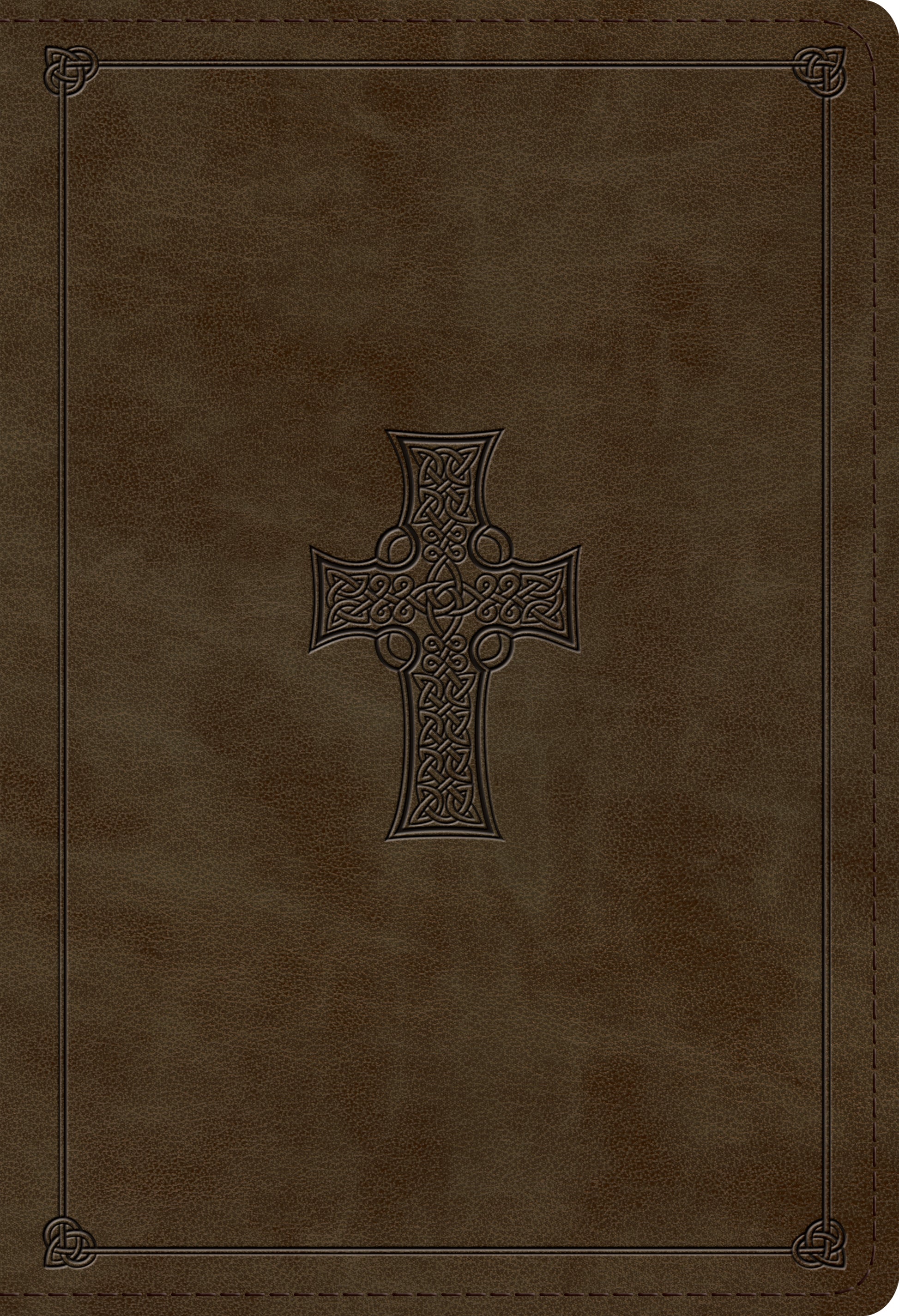 ESV Student Study Bible Olive Celtic Cross Design (Black Letter Edition)
