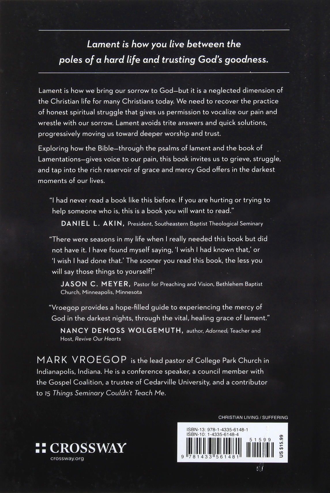 Dark Clouds, Deep Mercy: Discovering the Grace of Lament
