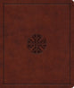 ESV Journaling Bible Brown Mosaic Cross Design (Black Letter Edition)