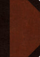 ESV Large Print Wide Margin Bible Brown/Cordovan Portfolio Design (Black Letter Edition)