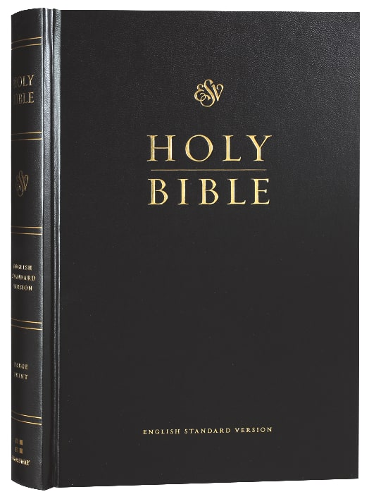 ESV Pew and Worship Bible Large Print Black (Black Letter Edition)