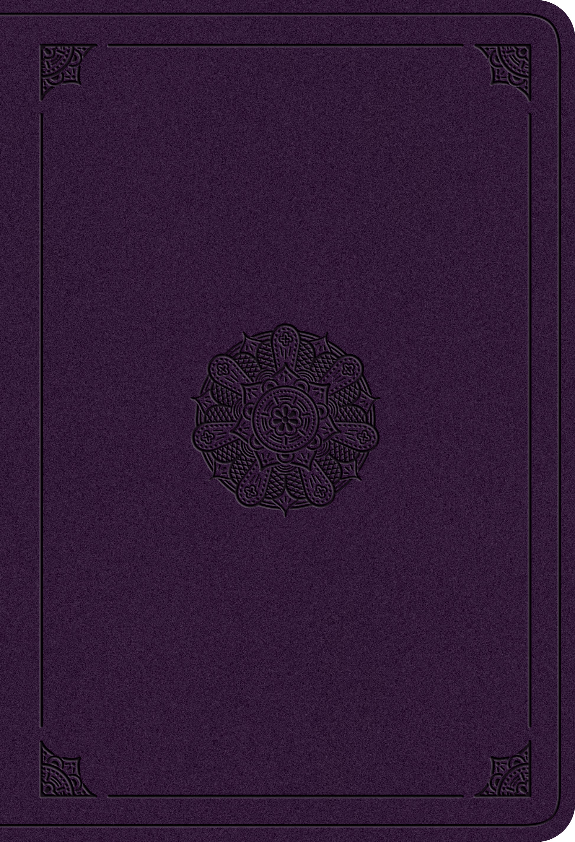 ESV Student Study Bible Lavender Emblem Design (Black Letter Edition)