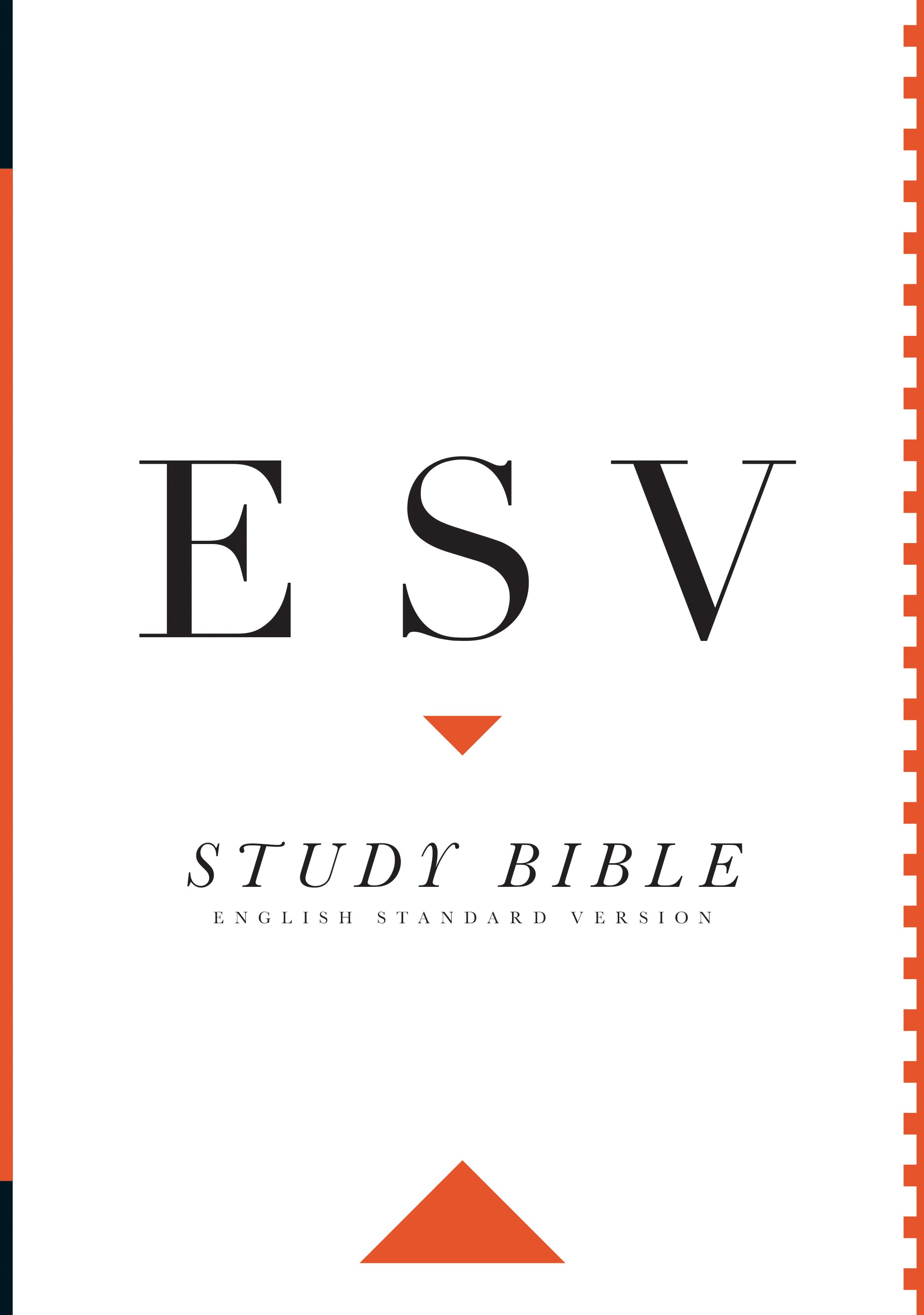 ESV Study Bible Large Print Indexed (Black Letter Edition)
