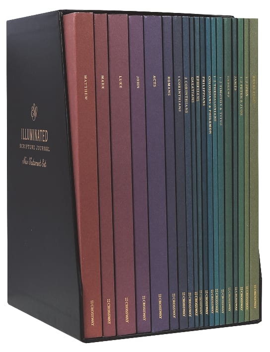 ESV Illuminated Scripture Journal New Testament Set (Black Letter Edition)