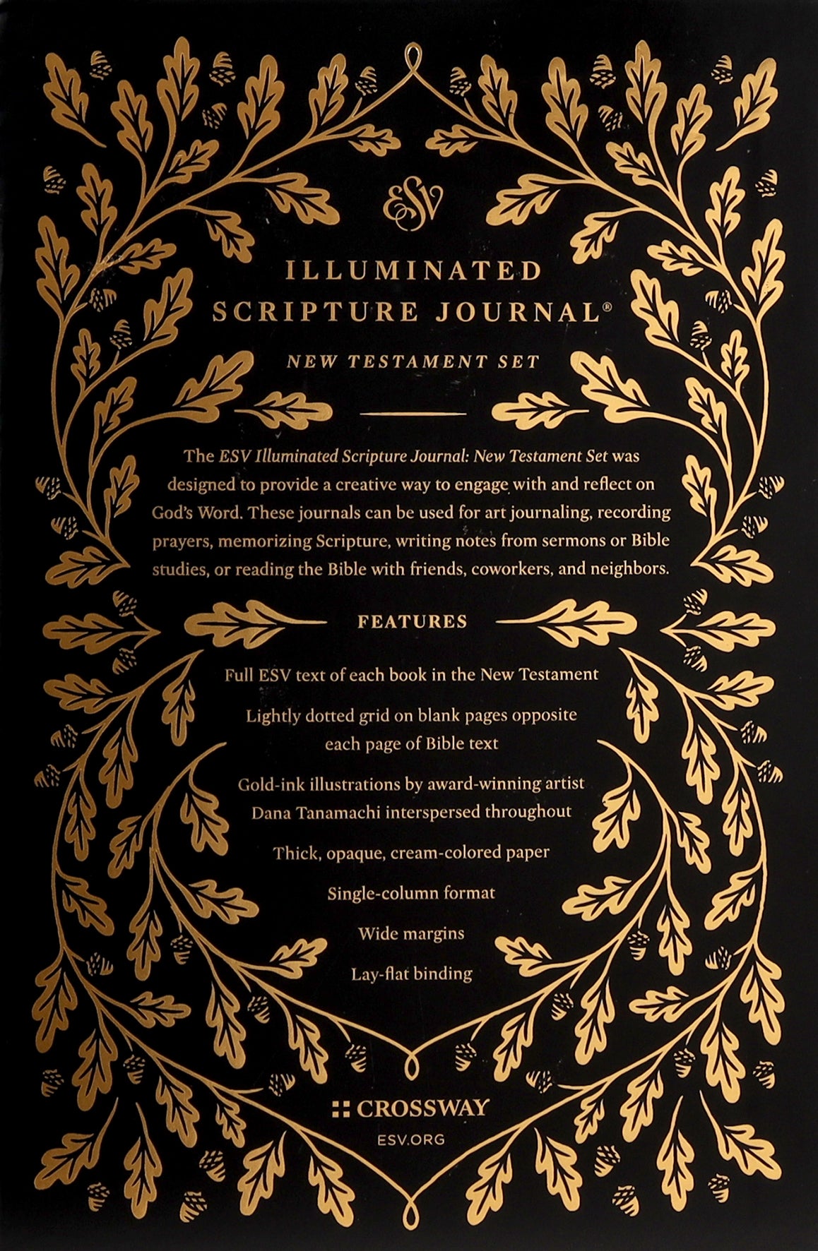 ESV Illuminated Scripture Journal New Testament Set (Black Letter Edition)