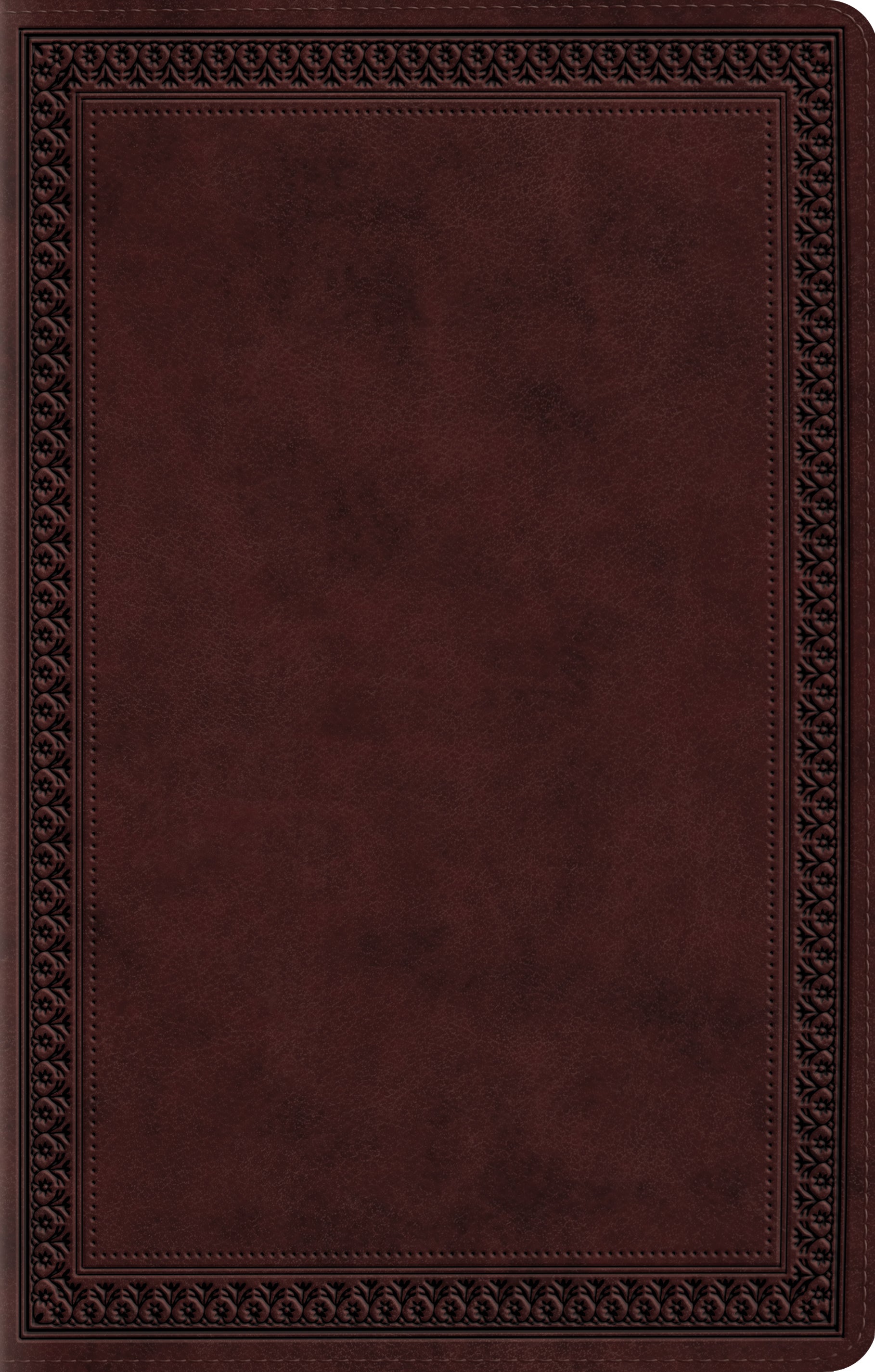 ESV Premium Gift Bible Mahogany Border Design (Black Letter Edition)