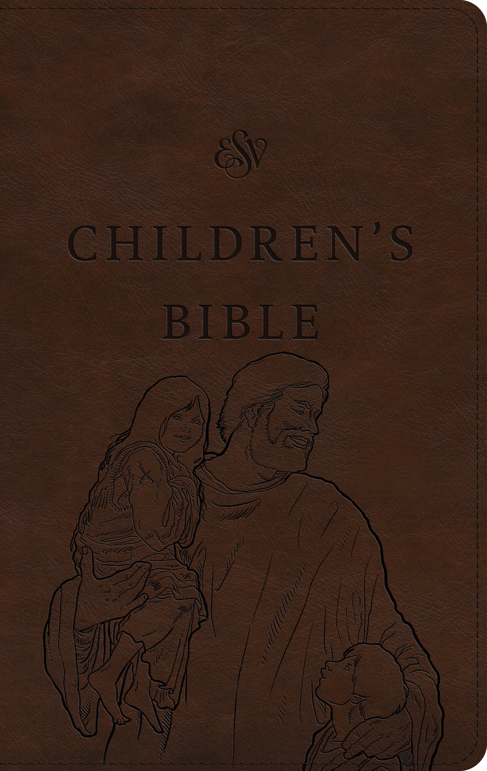 ESV Children's Bible Brown Let the Children Come Design (Black Letter Edition)
