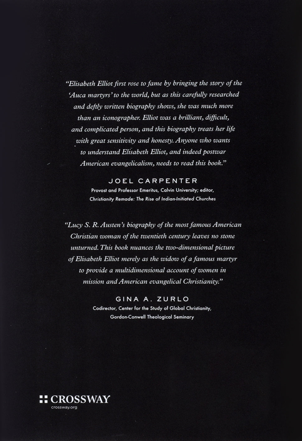 Elisabeth Elliot: A Life