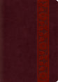 ESV Study Bible Large Print Mahogany Trellis Design Indexed (Black Letter Edition)