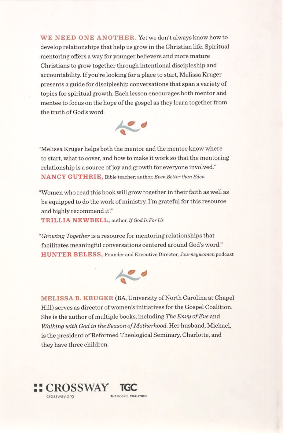 Tgco: Growing Together: Taking Mentoring Beyond Small Talk and Prayer Requests