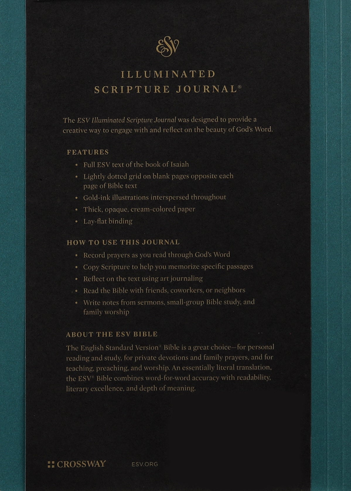 ESV Illuminated Scripture Journal Isaiah (Black Letter Edition)