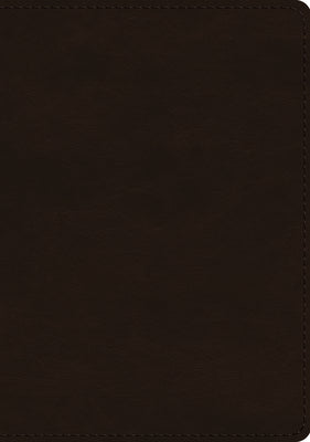 ESV Single Column Journaling Bible Large Print Deep Brown