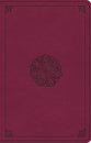 ESV Premium Gift Bible Raspberry Emblem Design