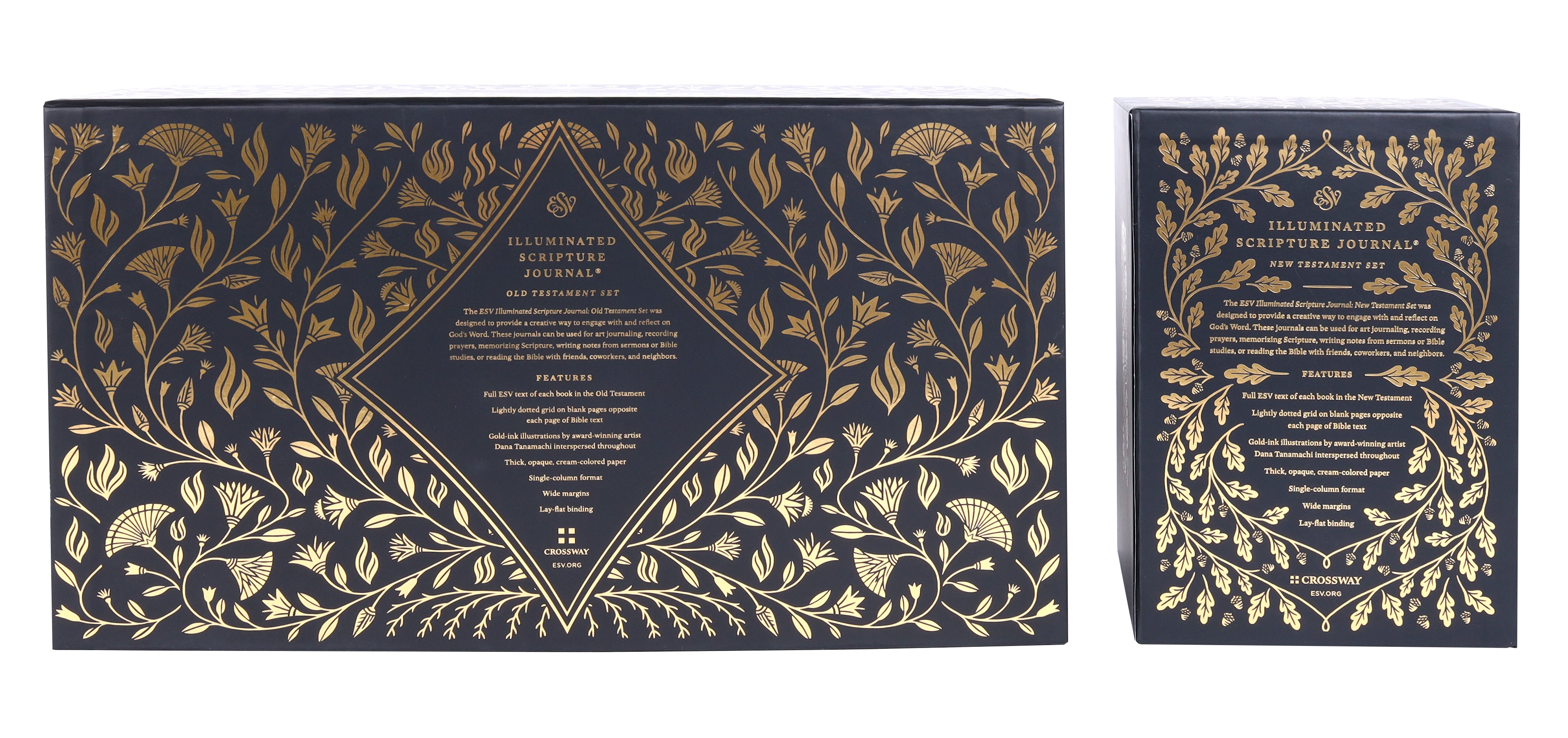 ESV Illuminated Scripture Journal Old and New Testament Sets (Black Letter Edition)