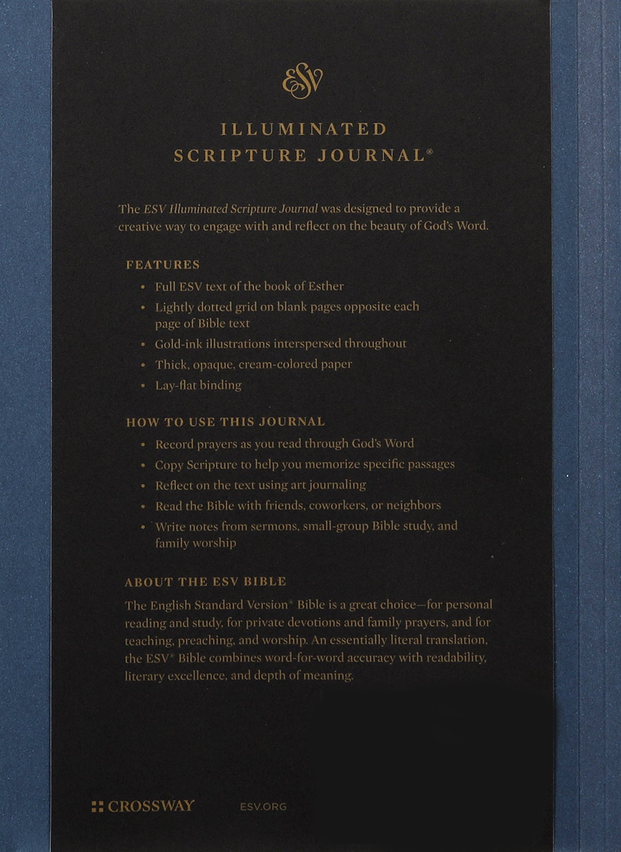 ESV Illuminated Scripture Journal Esther (Black Letter Edition)