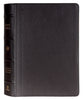 ESV Single Column Journaling Bible Large Print Deep Brown (Black Letter Edition)