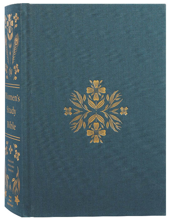 ESV Women's Study Bible Dark Teal (Black Letter Edition)