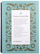 ESV Women's Study Bible Dark Teal (Black Letter Edition)