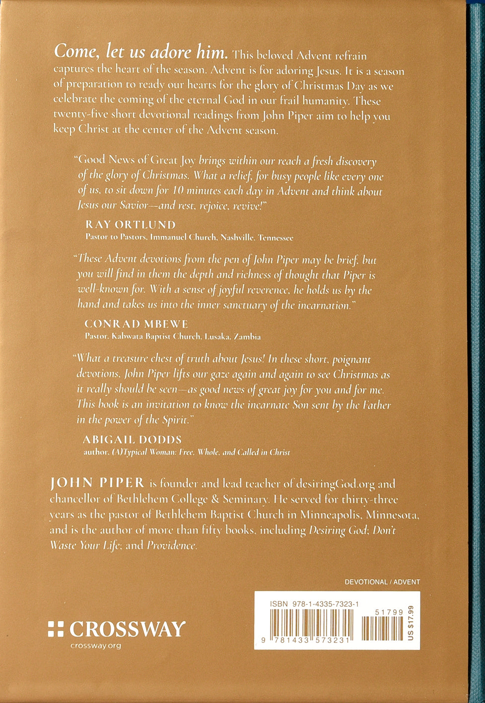 Good News of Great Joy: 25 Devotional Readings For Advent