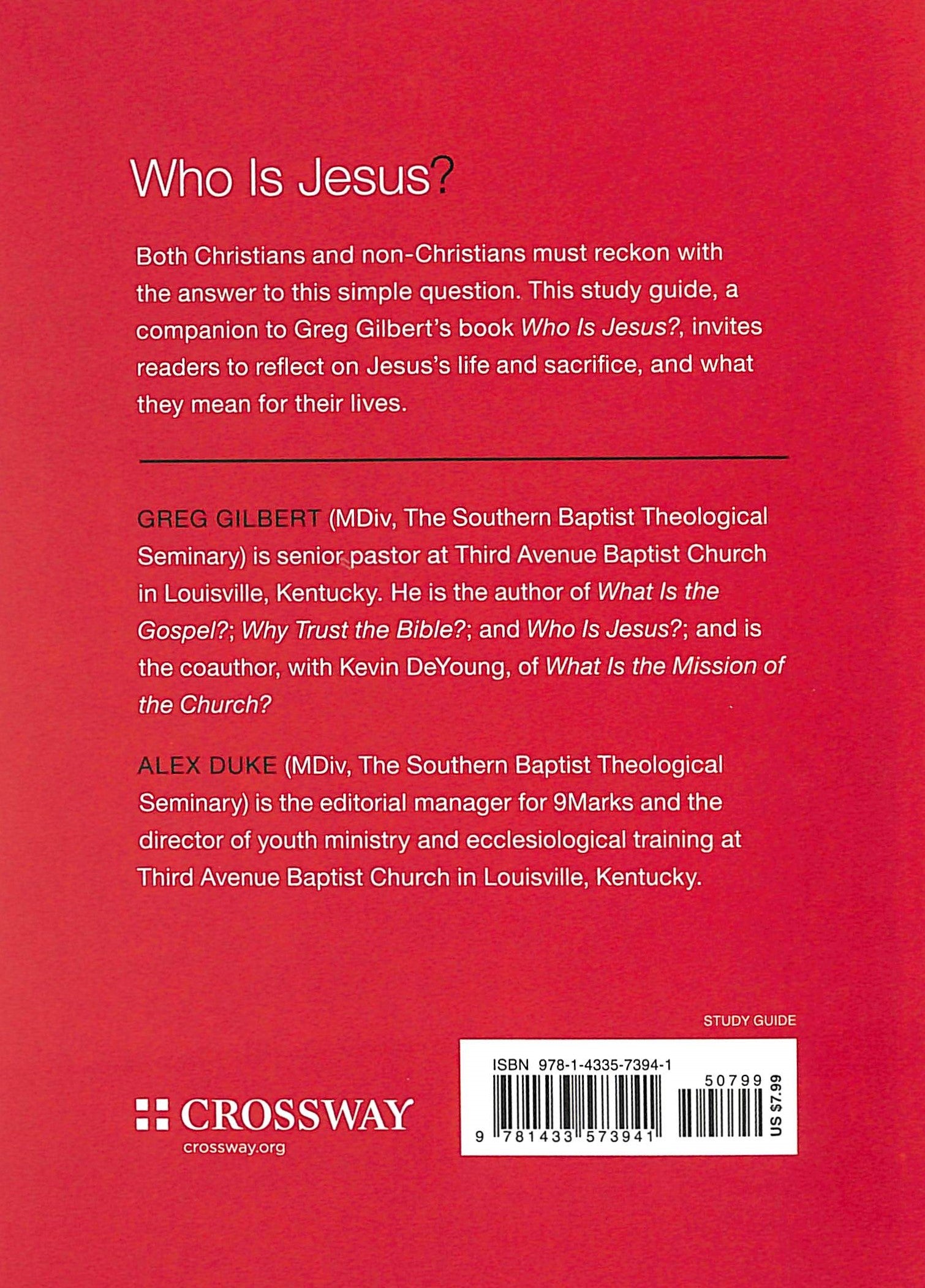 Who is Jesus? (Study Guide) (9marks Series)
