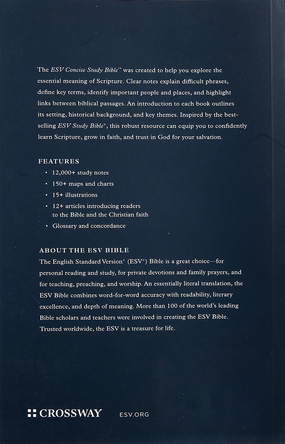 ESV Concise Study Bible Economy Edition (Black Letter Edition)