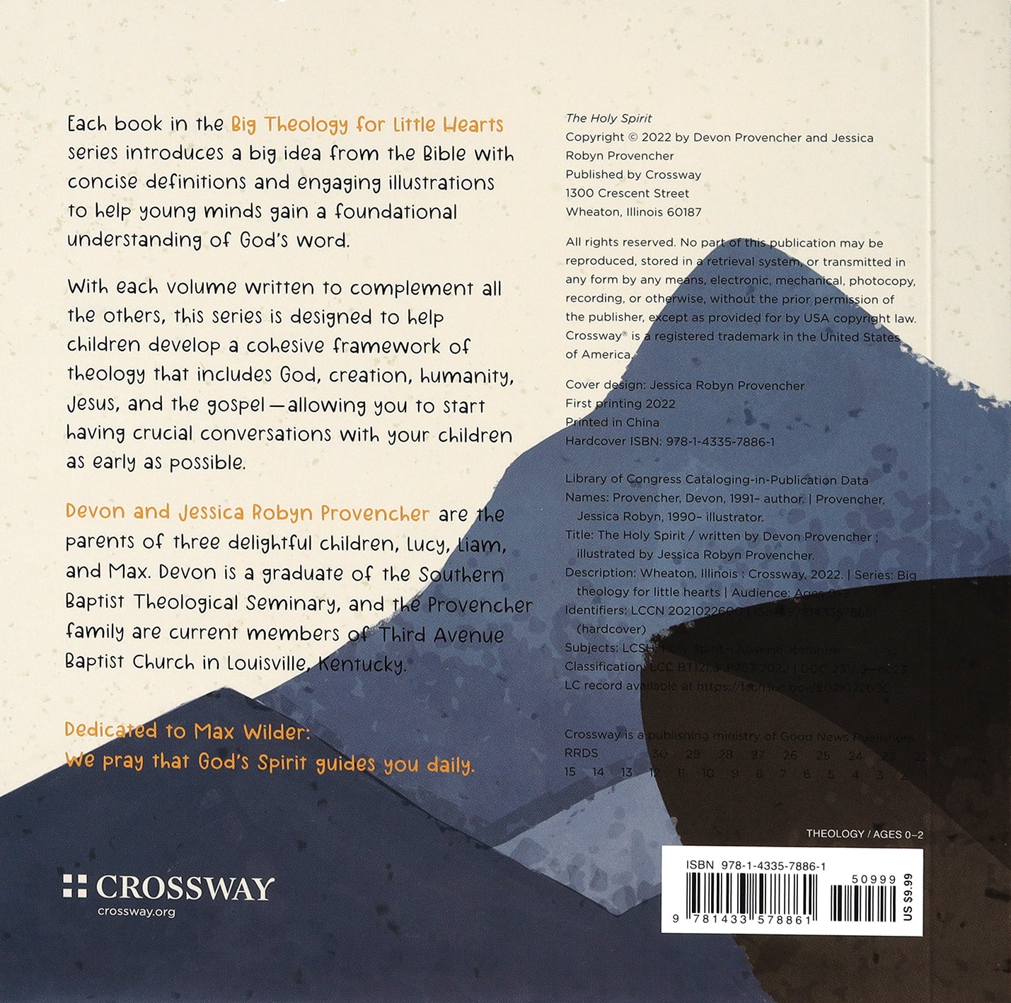 The Holy Spirit (Big Theology For Little Hearts Series)