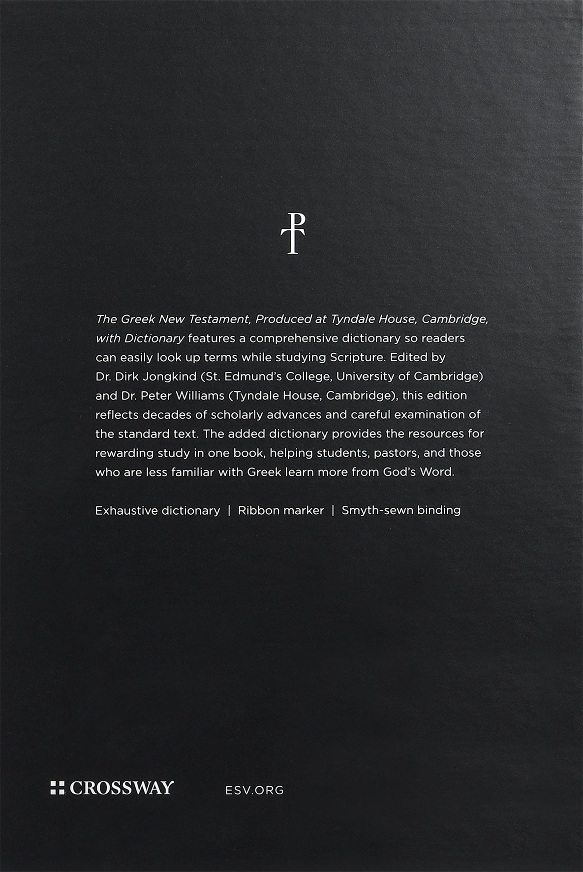Greek New Testament With Dictionary: The Produced At Tyndale House, Cambridge