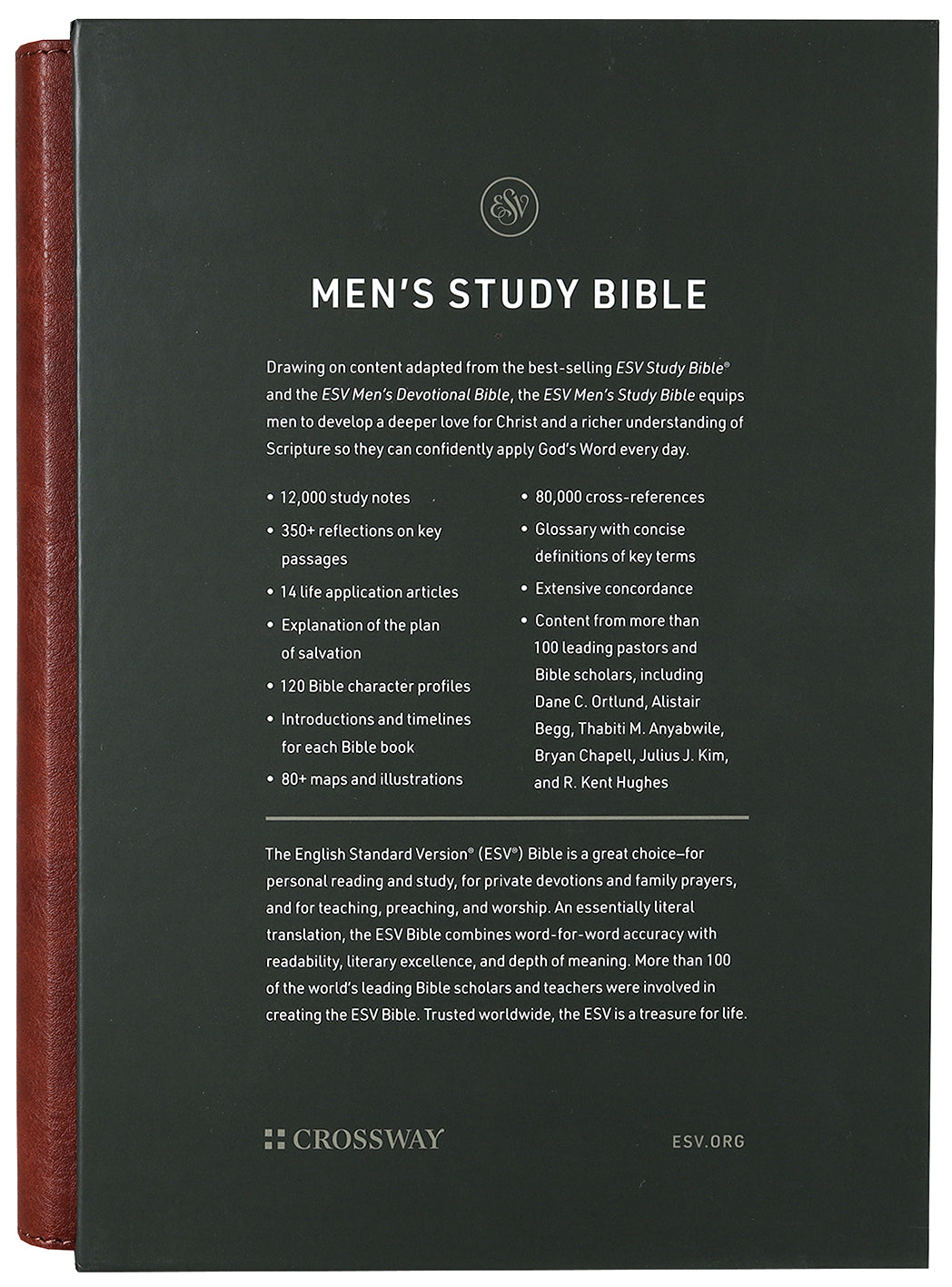 ESV Men's Study Bible Trutone Brown