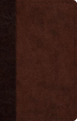 ESV Large Print Thinline Reference Bible Brown/Walnut