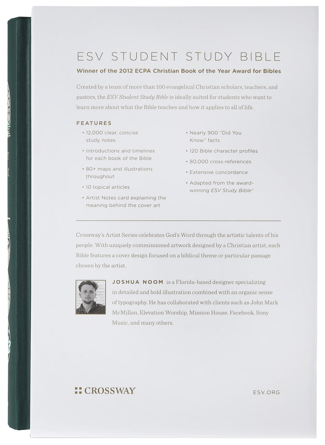 ESV Student Study Bible Artist Series Joshua Noom, I Am