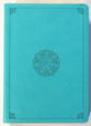 ESV Study Bible Turquoise Emblem Design (Black Letter Edition)