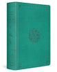 ESV Study Bible Turquoise Emblem Design (Black Letter Edition)