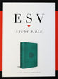 ESV Study Bible Turquoise Emblem Design (Black Letter Edition)