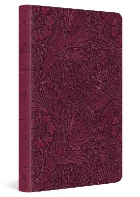 ESV Value Thinline Bible Large Print Raspberry Floral Design (Black Letter Edition)
