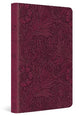 ESV Value Thinline Bible Large Print Raspberry Floral Design (Black Letter Edition)