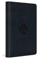 ESV Premium Gift Bible Navy Mosaic Cross Design (Black Letter Edition)