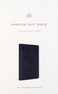 ESV Premium Gift Bible Navy Mosaic Cross Design (Black Letter Edition)