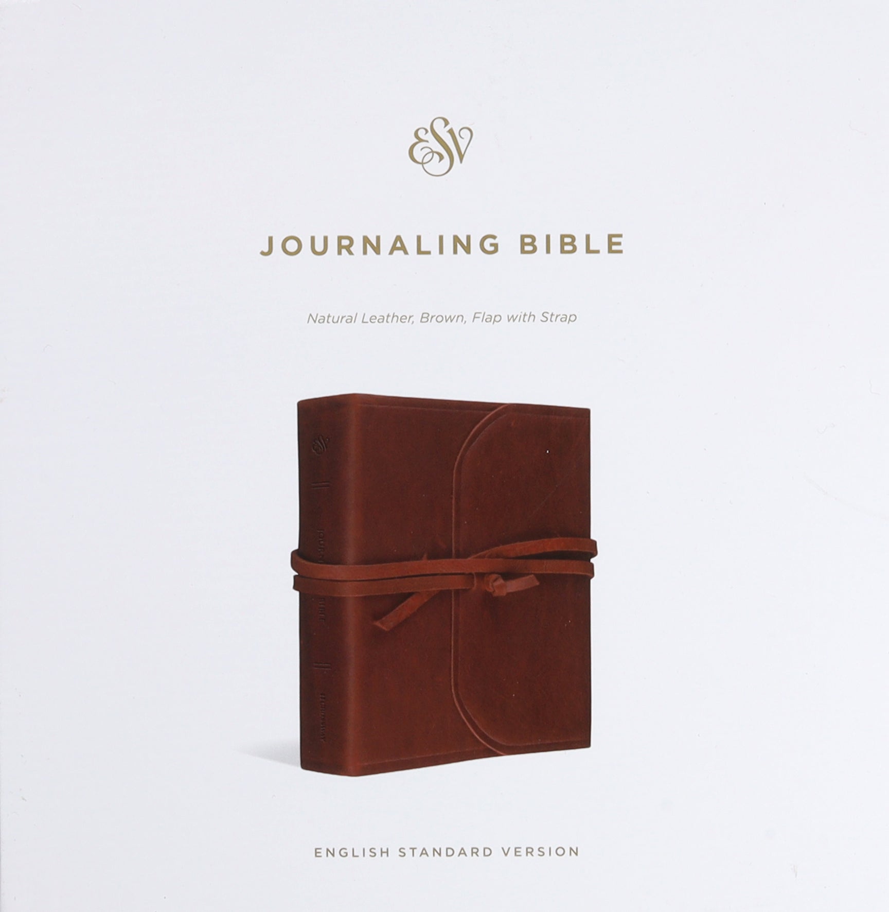 ESV Journaling Bible Brown Flap With Strap (Black Letter Edition)