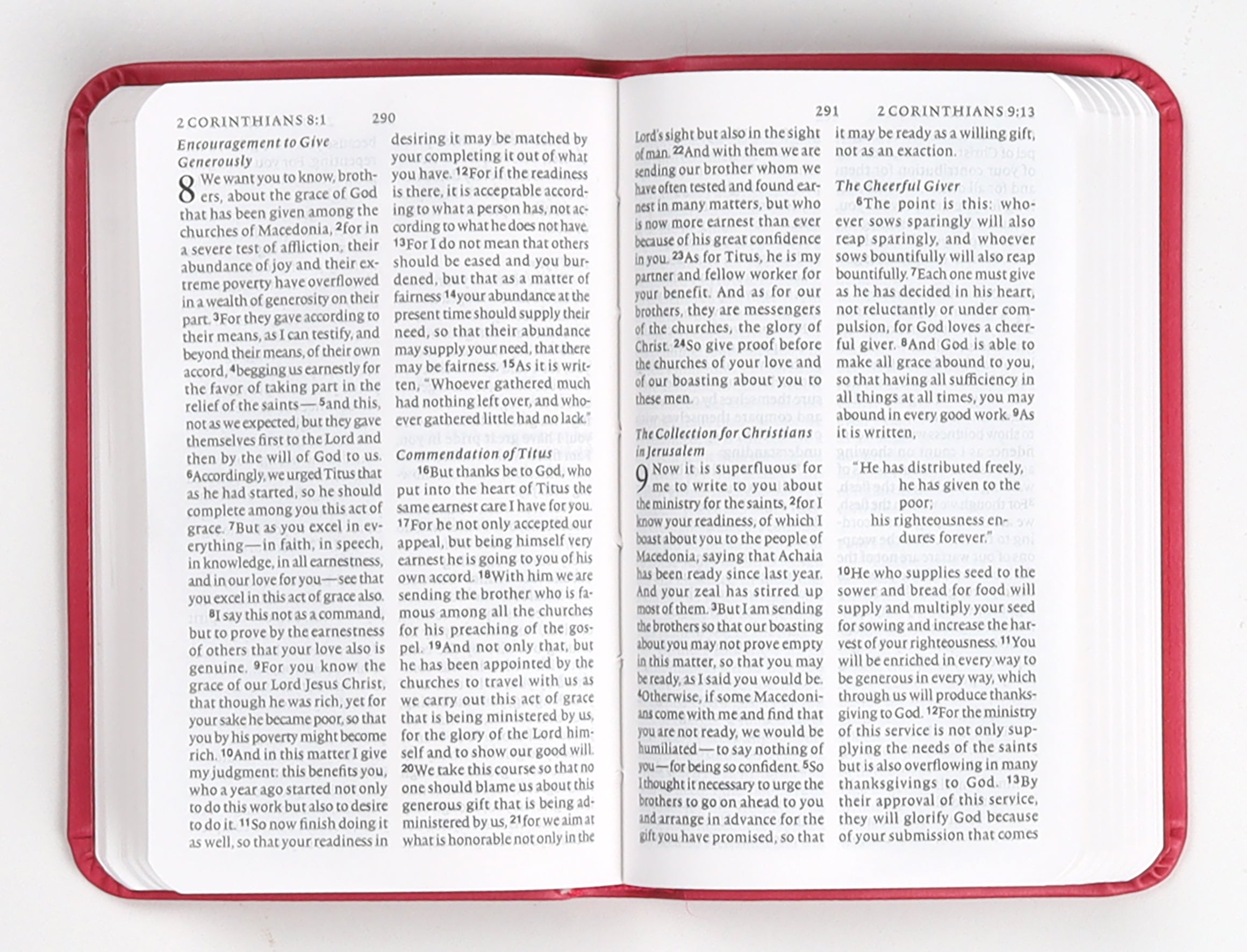 ESV Vest Pocket New Testament With Psalms and Proverbs Berry Floral Design