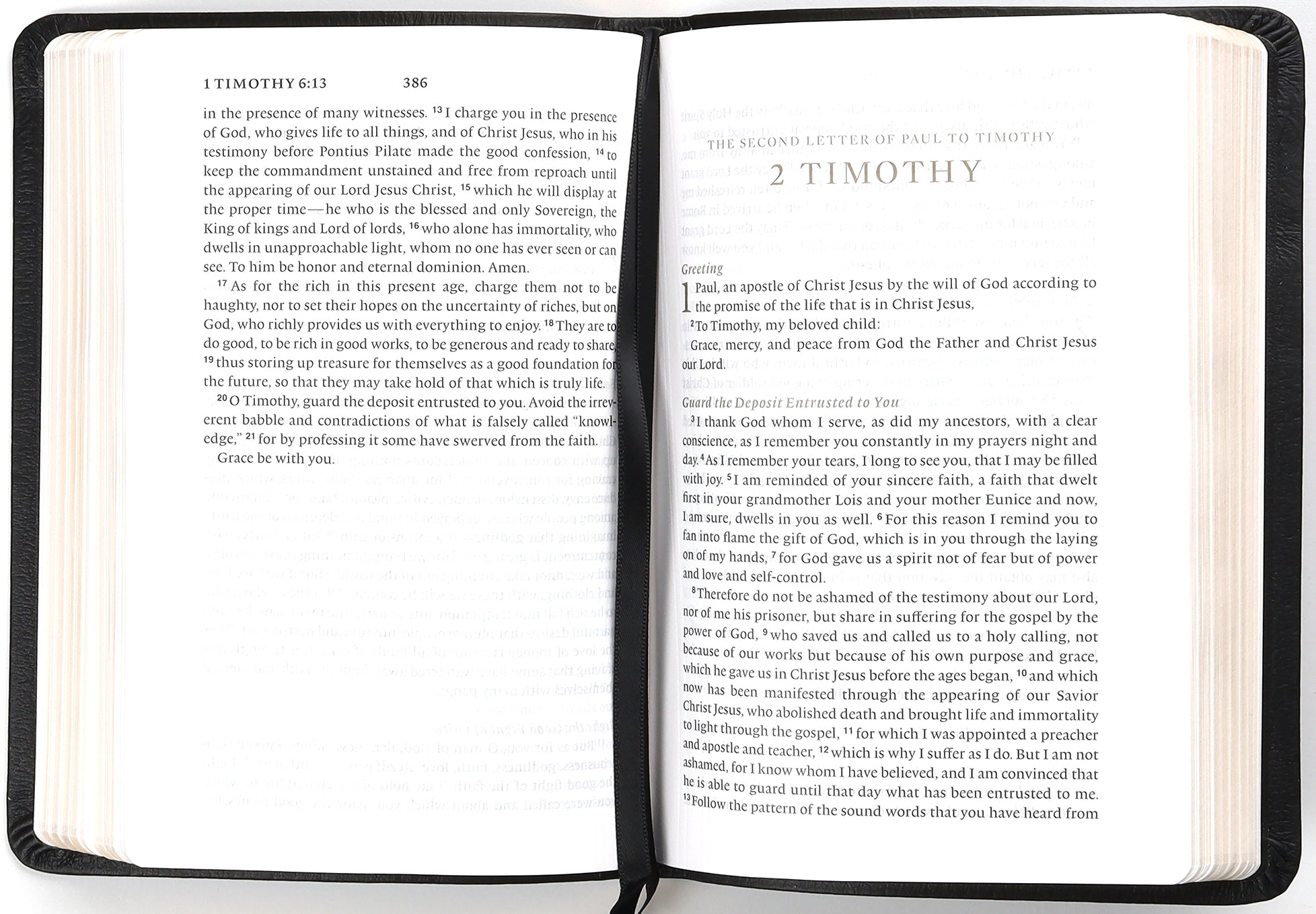 ESV New Testament With Psalms and Proverbs (Black Letter Edition)