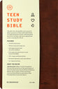 ESV Teen Study Bible Burnt Sienna