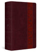ESV Large Print Personal Size Bible Mahogany Trellis Design (Red Letter Edition)