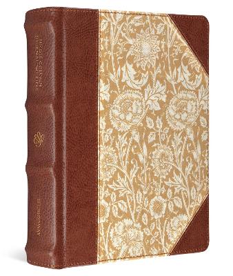 ESV Single Column Journaling Bible Large Print Antique Floral Design