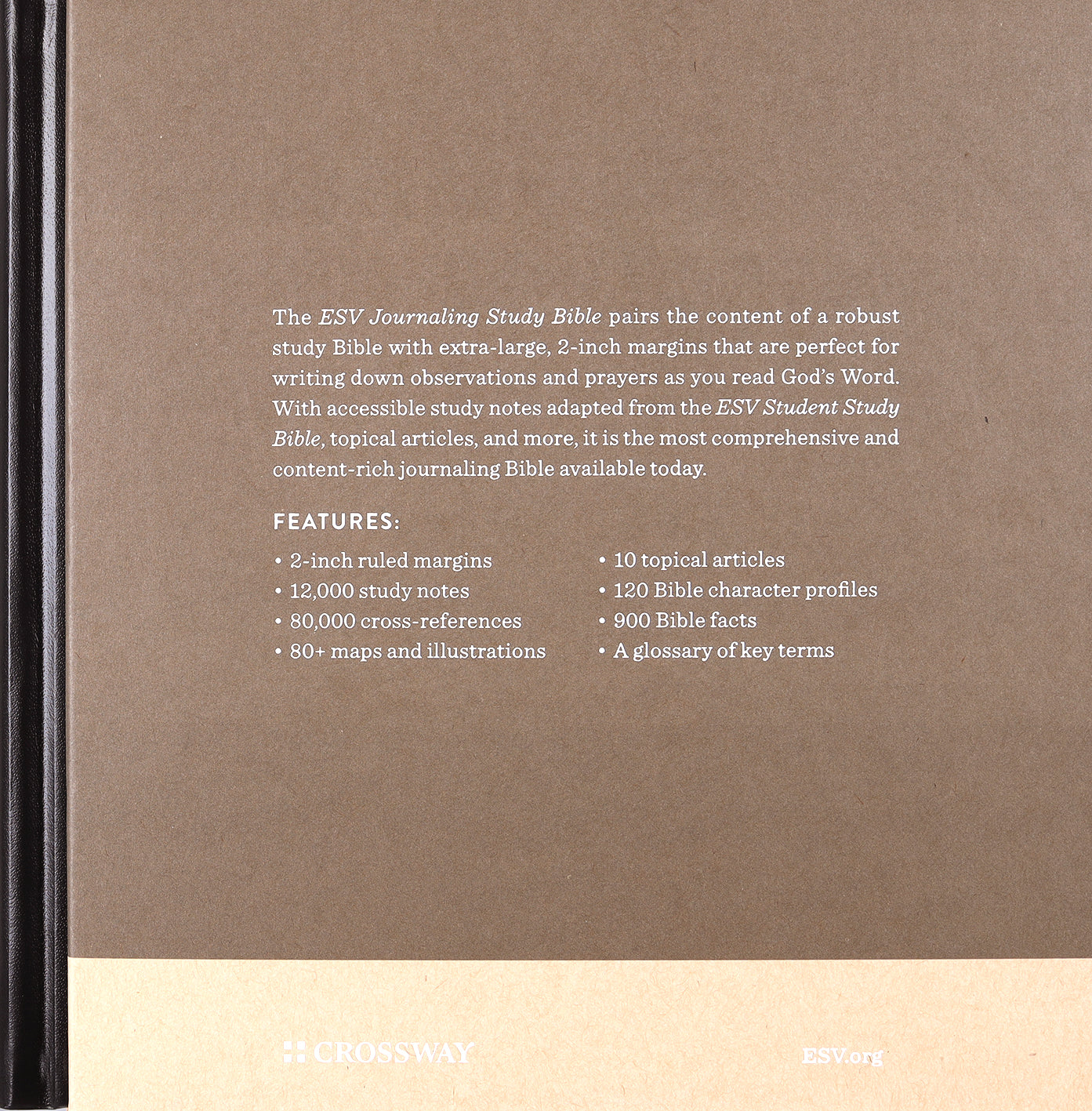 ESV Journaling Study Bible Black