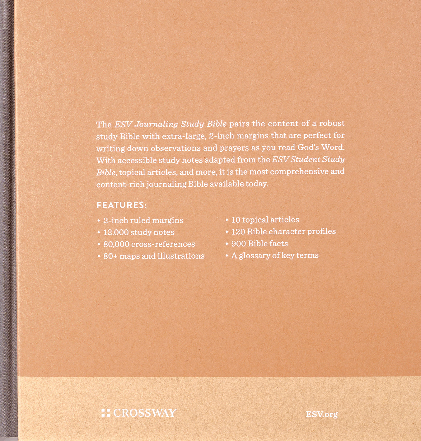 ESV Journaling Study Bible Blush/Ochre Floral Design