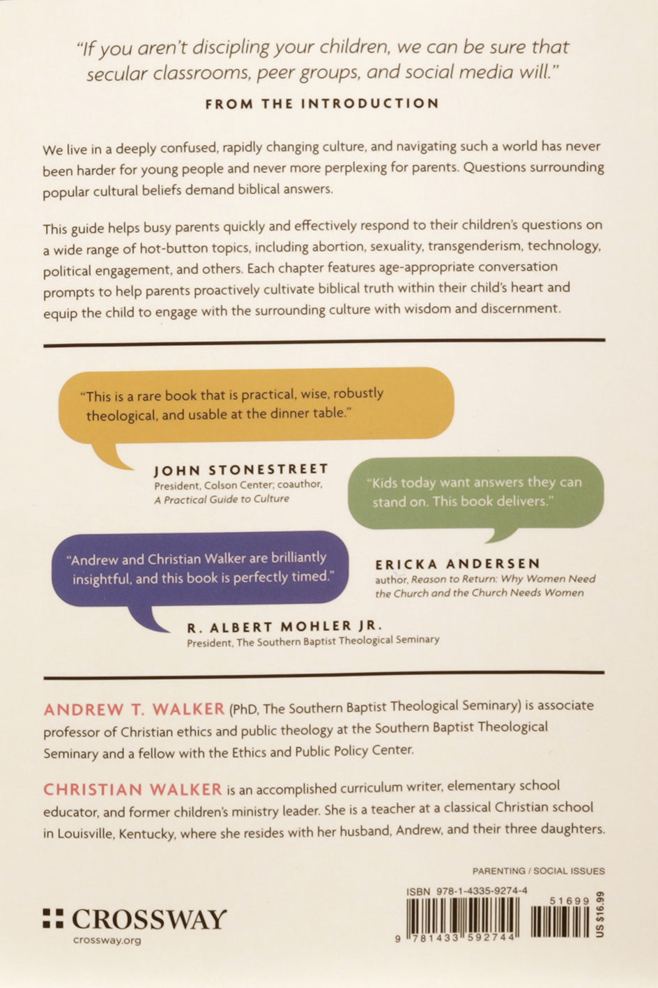 What Do I Say When . . . ?: A Parent's Guide to Navigating Cultural Chaos for Children and Teens