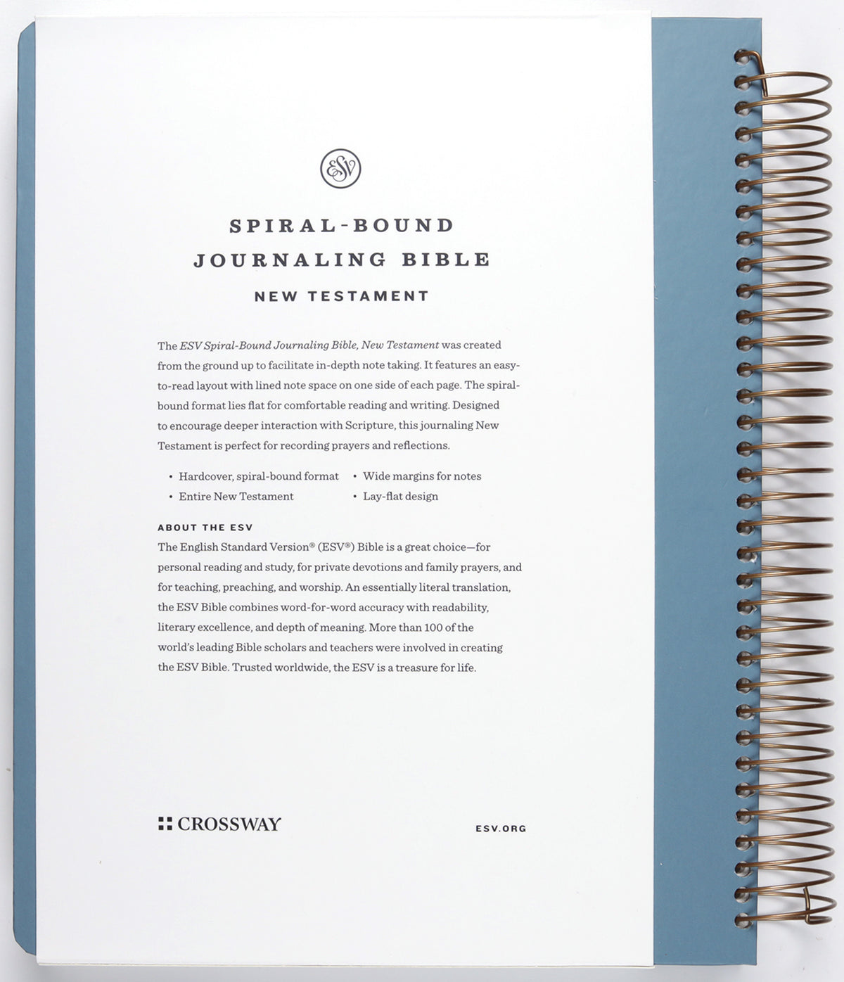 ESV Journaling Bible, New Testament (Spiral Hardcover)