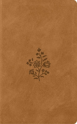 ESV Vest Pocket New Testament with Psalms and Proverbs Nubuck Caramel, Wildflower Design)