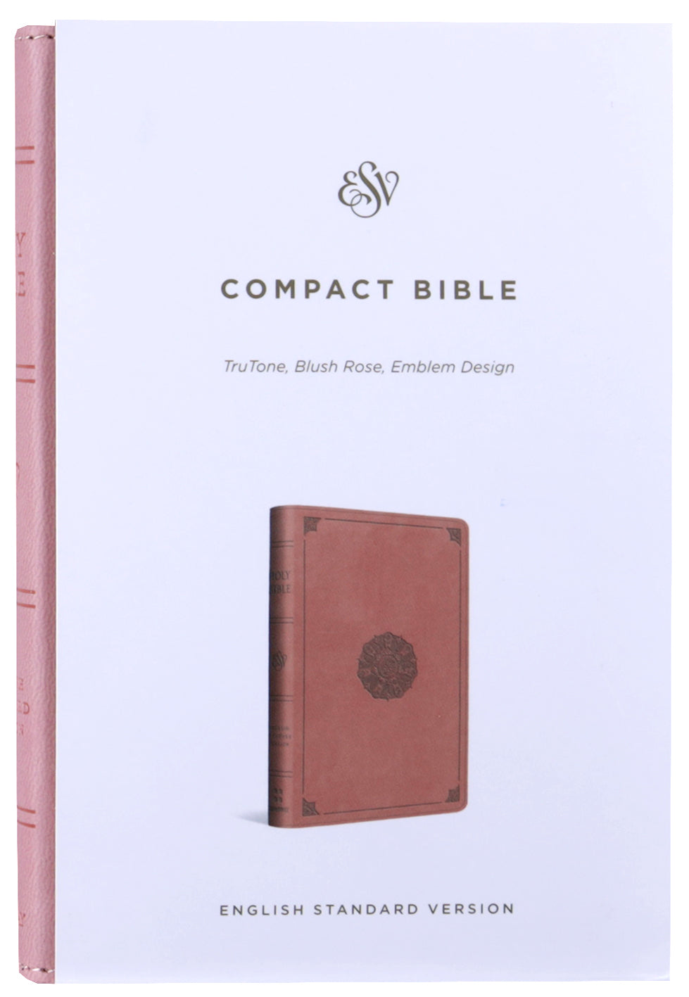 ESV Compact Bible, Blush Rose, Emblem Design