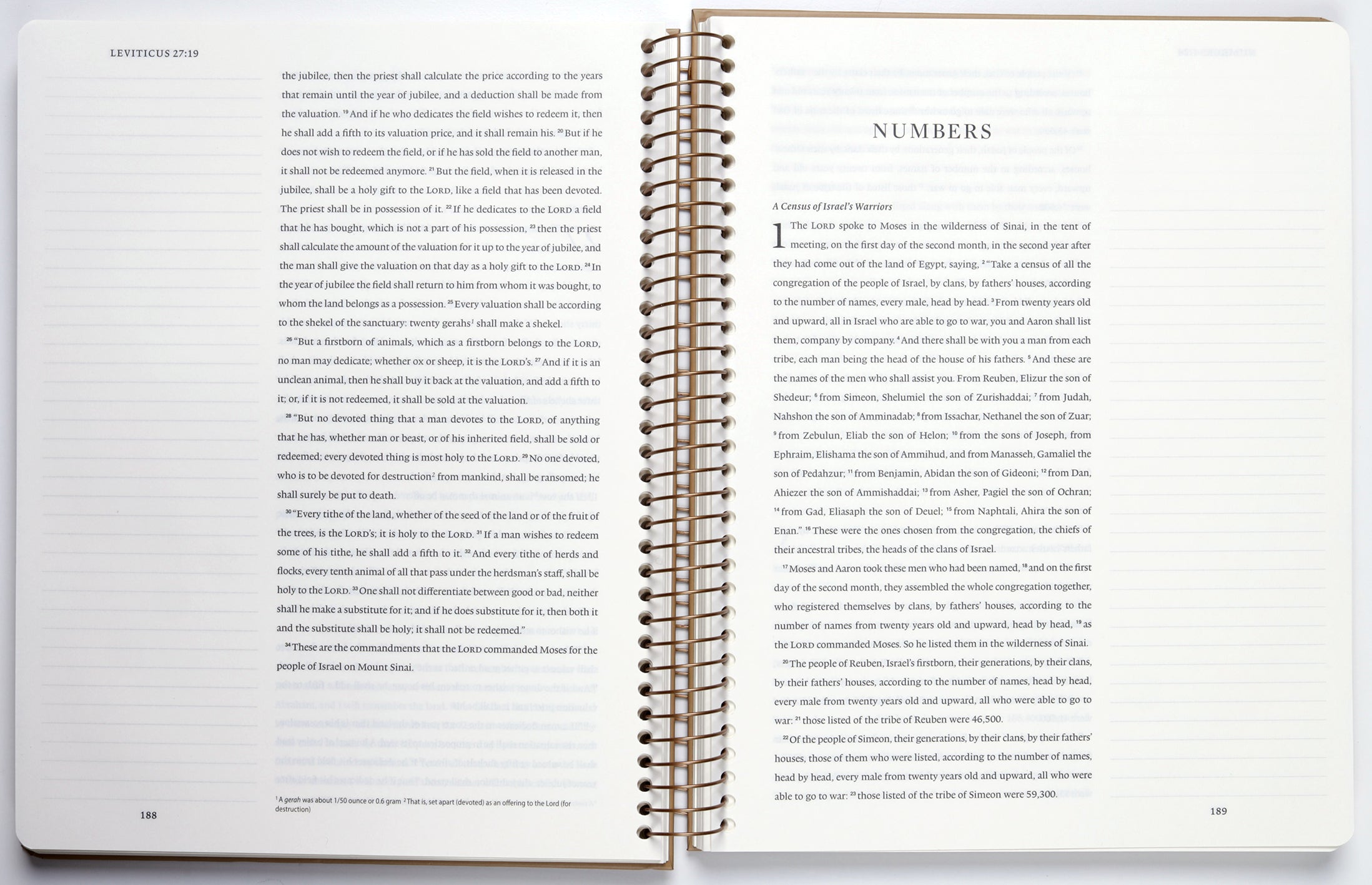 ESV Journaling Bible, Pentateuch (Spiral Hardcover)